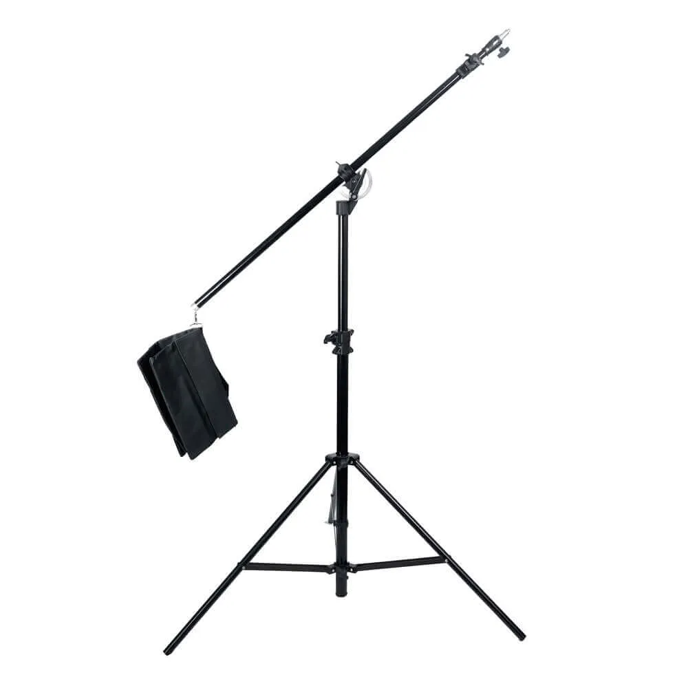 400cm 3 Section Heavy Duty Light Stand Interchangeable Fitting