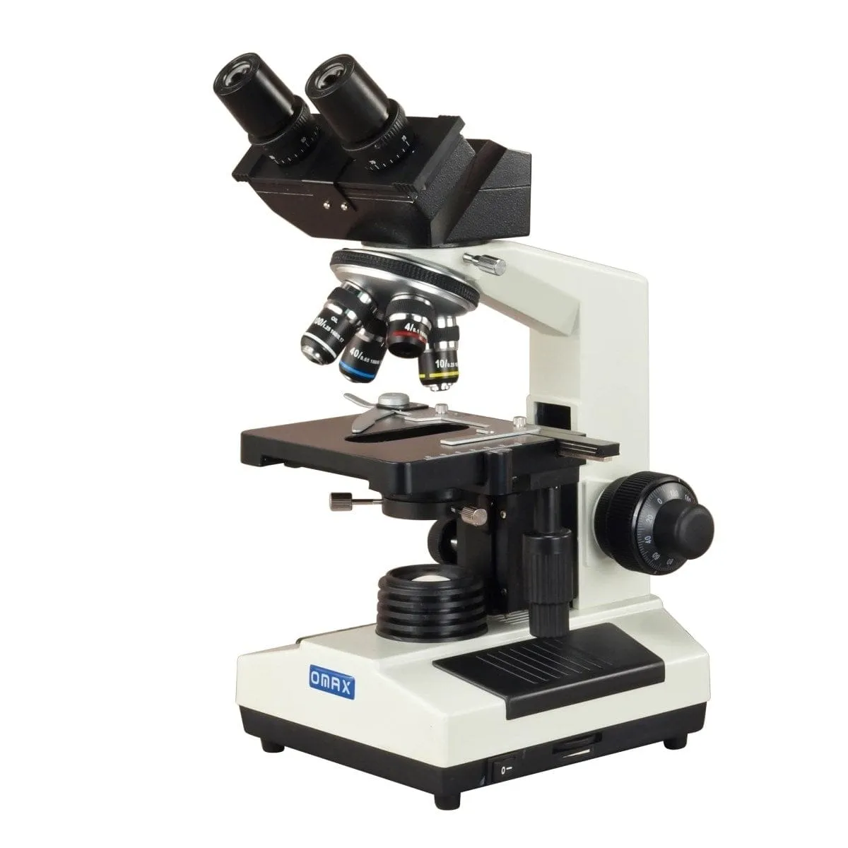 40X-2000X 3MP Digital Integrated Microscope with Halogen Illumination   Dry Darkfield Condenser, Blank Slides