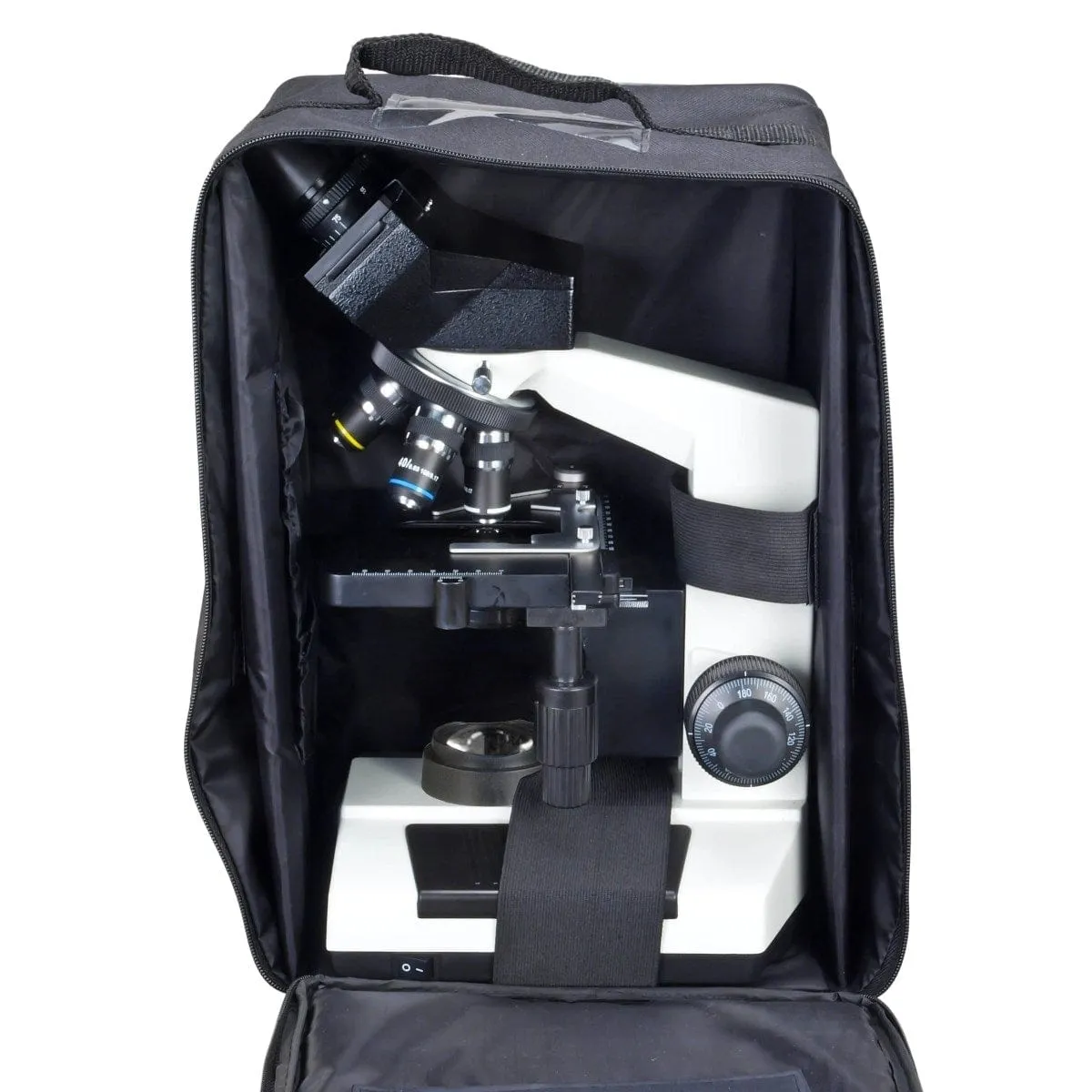 40X-2000X 3MP Digital Integrated Microscope with LED Illumination   Vinyl Case, Blank Slides, Tissues