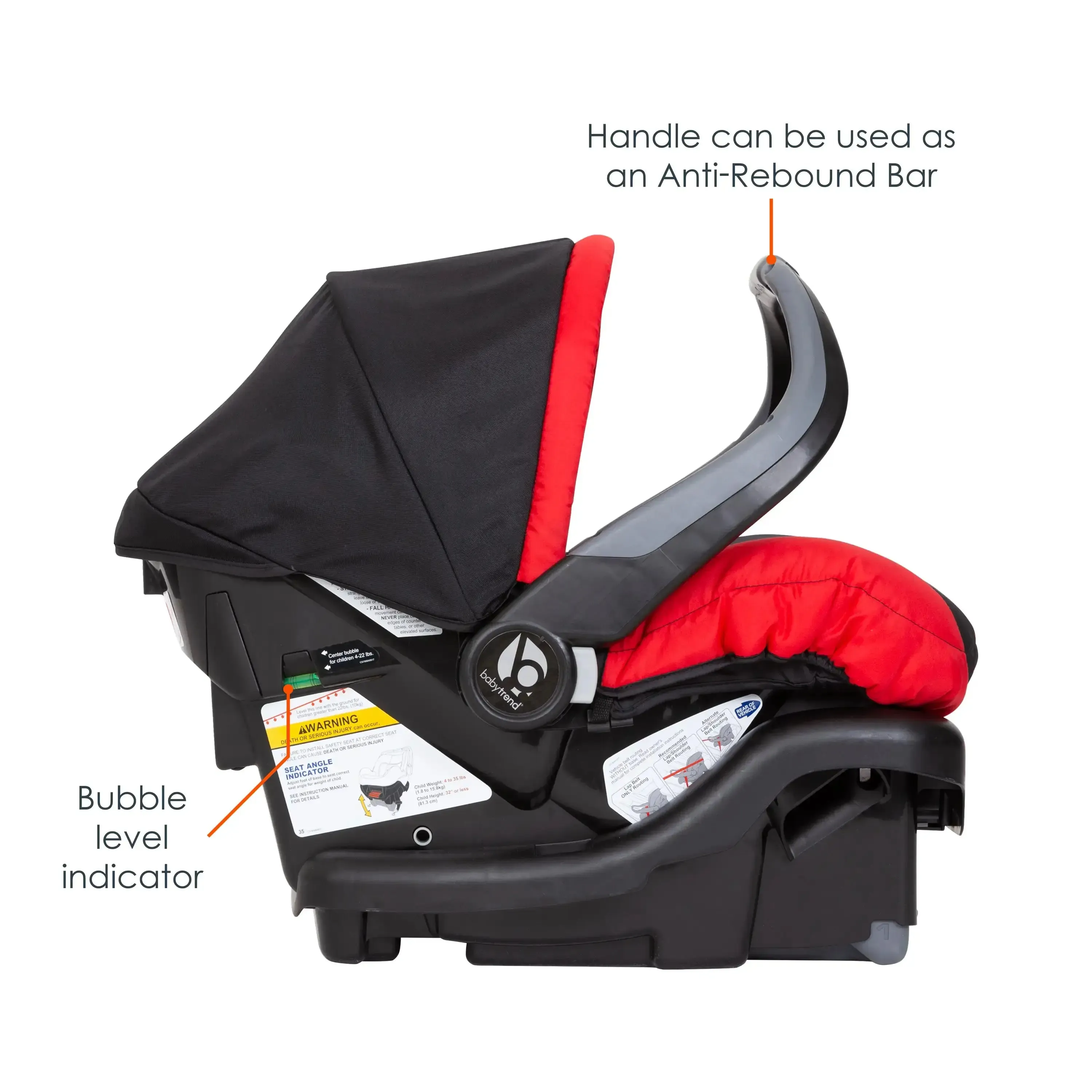 Ally™ 35 Infant Car Seat with Cozy Cover in Mars Red