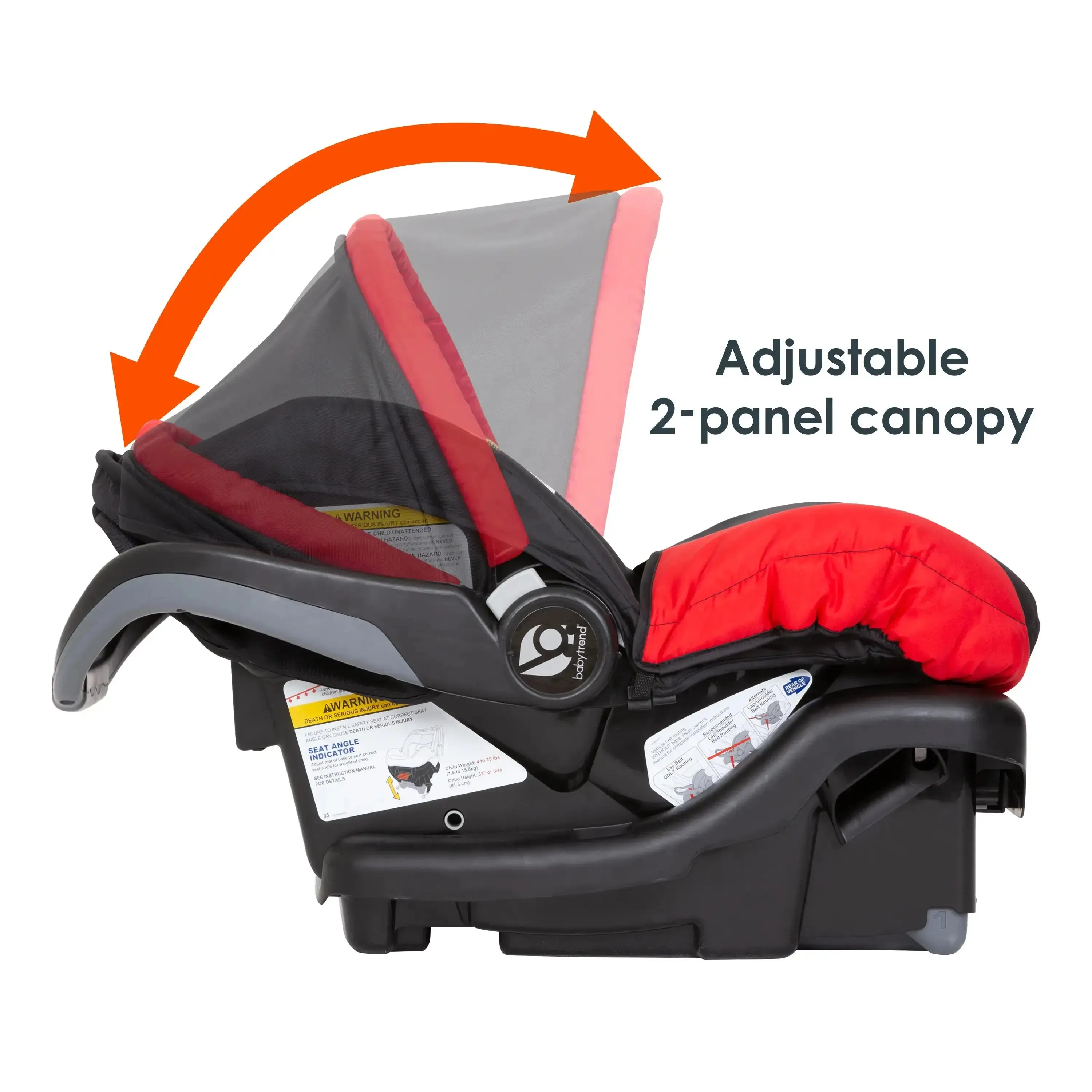 Ally™ 35 Infant Car Seat with Cozy Cover in Mars Red