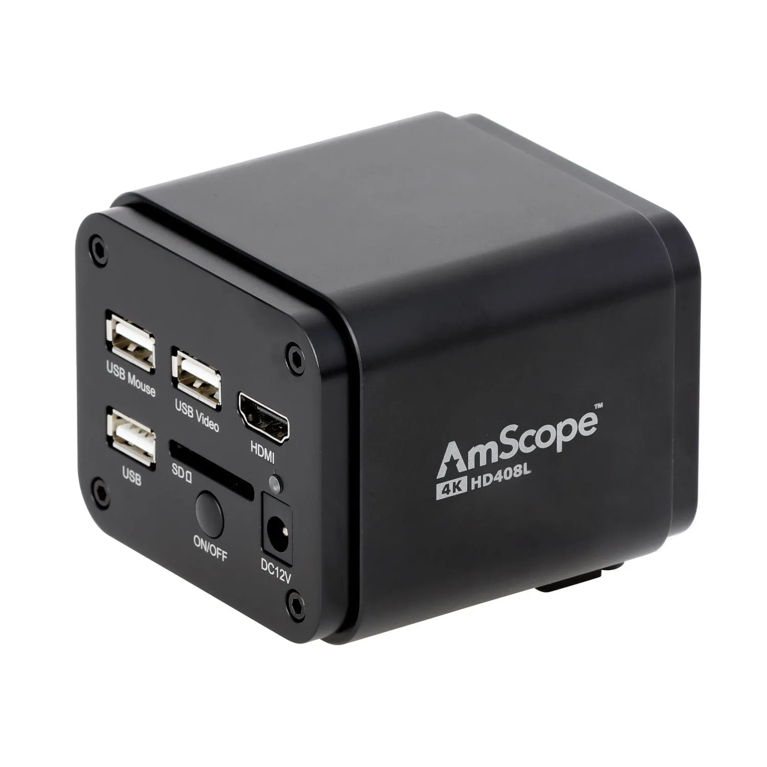 AmScope HD Series 4K 30fps 8MP HDMI/USB Color CMOS C-mount Microscope Camera for Stand-alone and PC Imaging