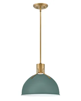 Argo LED Pendant in Sage Green