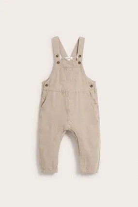 Baby beige corduroy dungarees