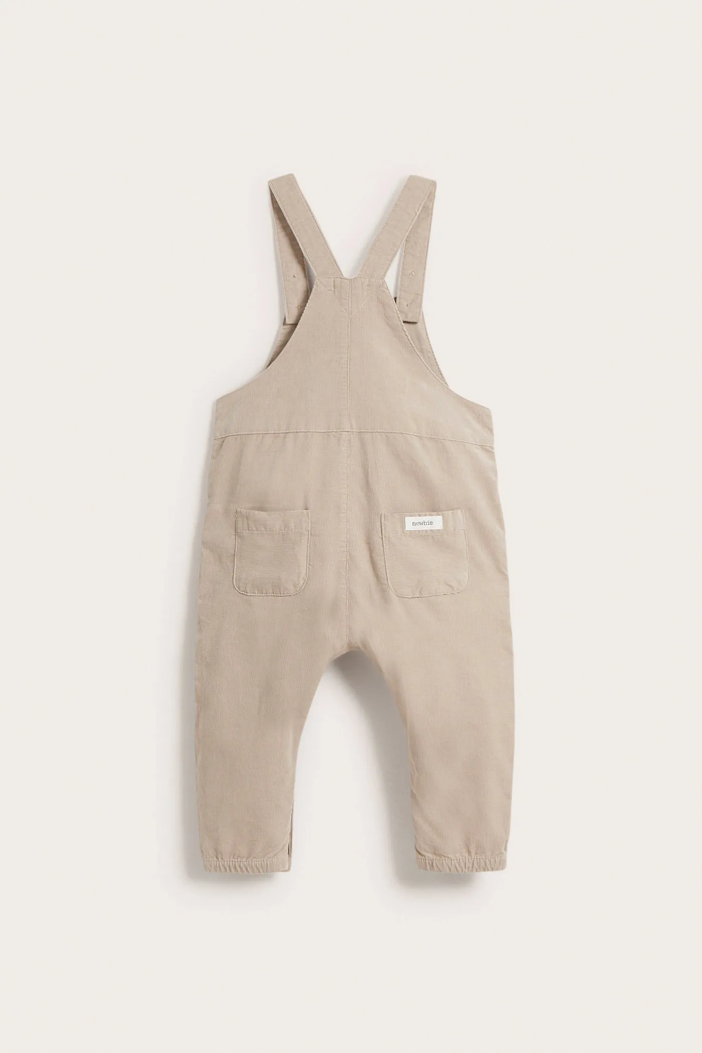 Baby beige corduroy dungarees