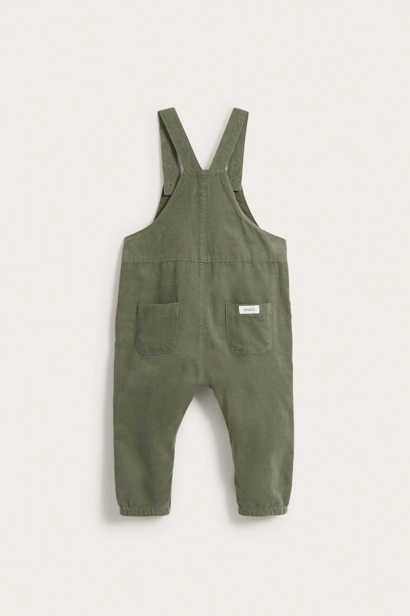 Baby green corduroy dungarees