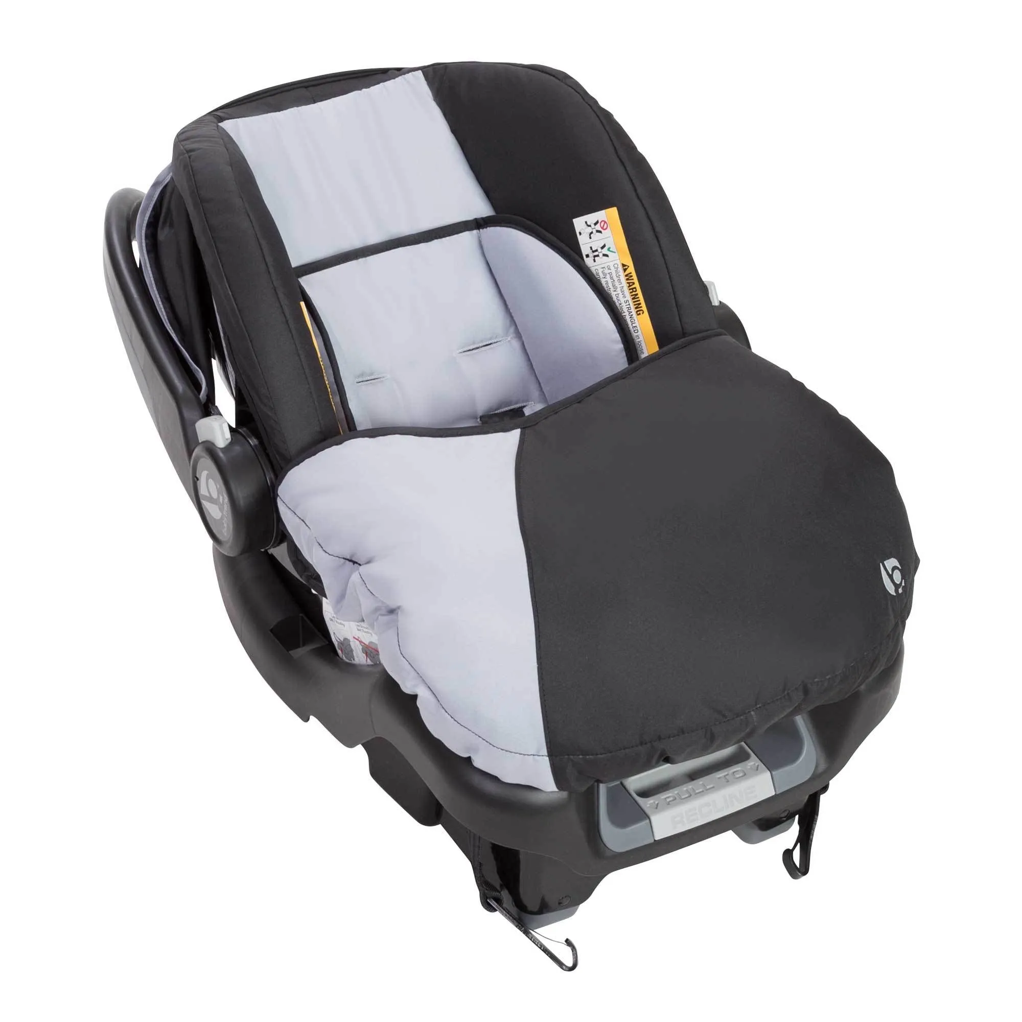 Baby Trend Ally Baby Infant Car Seat Travel System with Cover, 2-Pack, Stormy