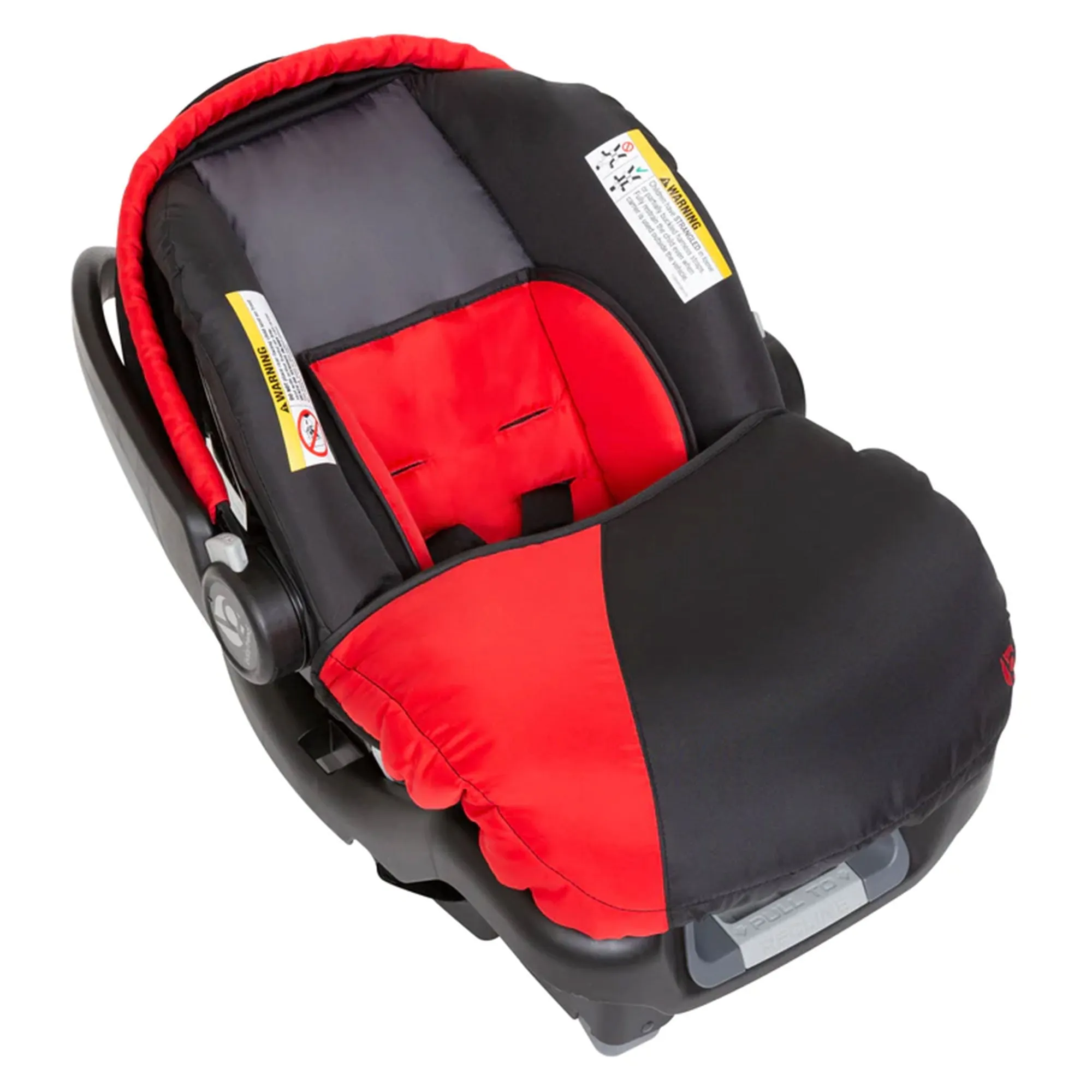 Baby Trend Ally Newborn Baby Infant Car Seat Travel System with Cover, Mars Red