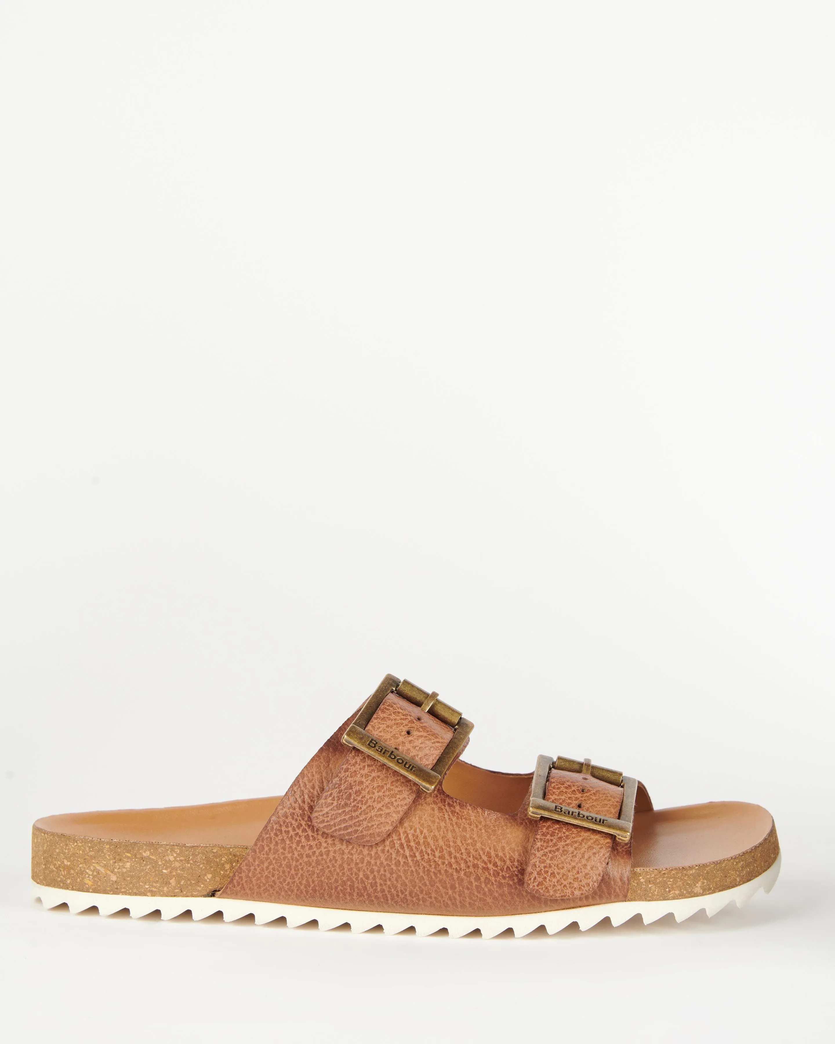 Barbour Allegra Two Strap Buckle Sandal in Brown LFO0597