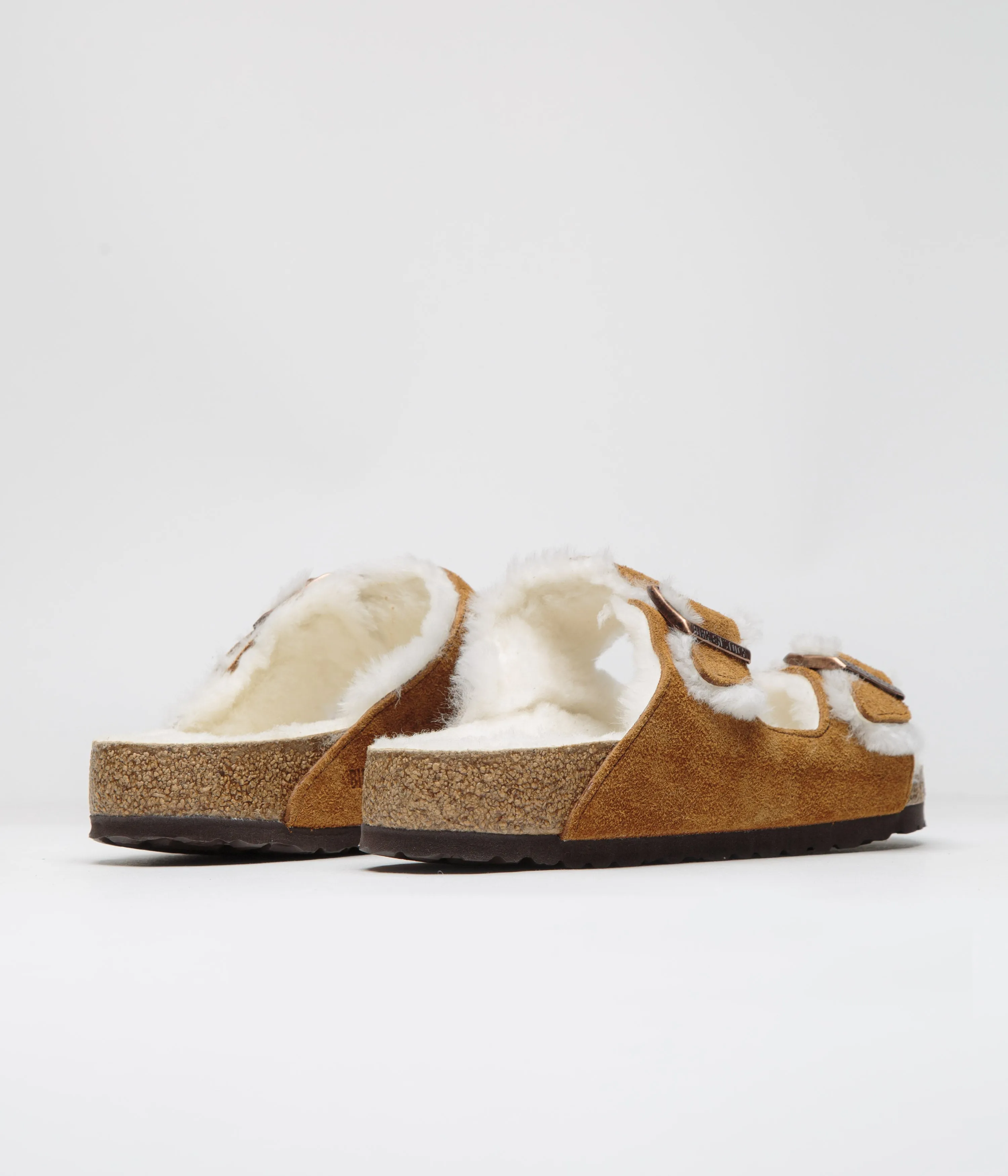 Birkenstock Arizona Shearling Sandals - Mink