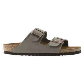 Birkenstock Ladies Birkibuc Sandals - Arizona - Stone