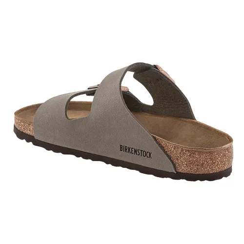 Birkenstock Ladies Birkibuc Sandals - Arizona - Stone