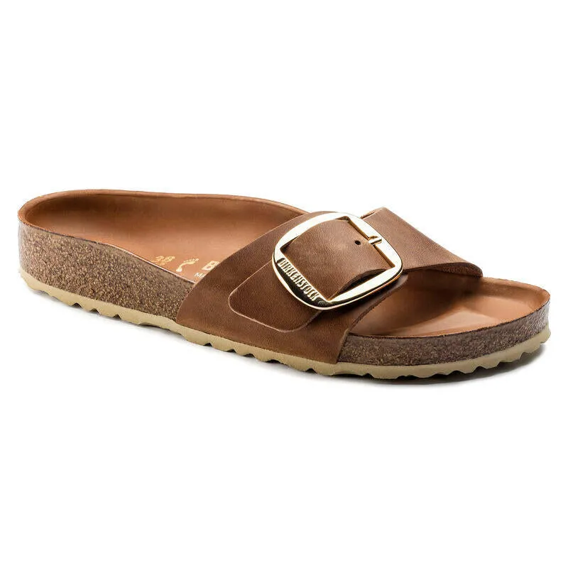 Birkenstock Madrid Big Buckle - Cognac