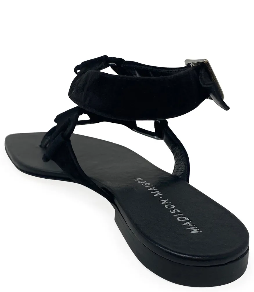 Black Gladiator Sandal