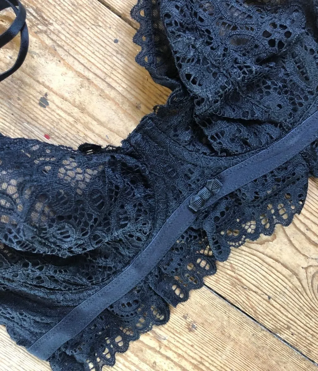 Black Lace Underwired Bra