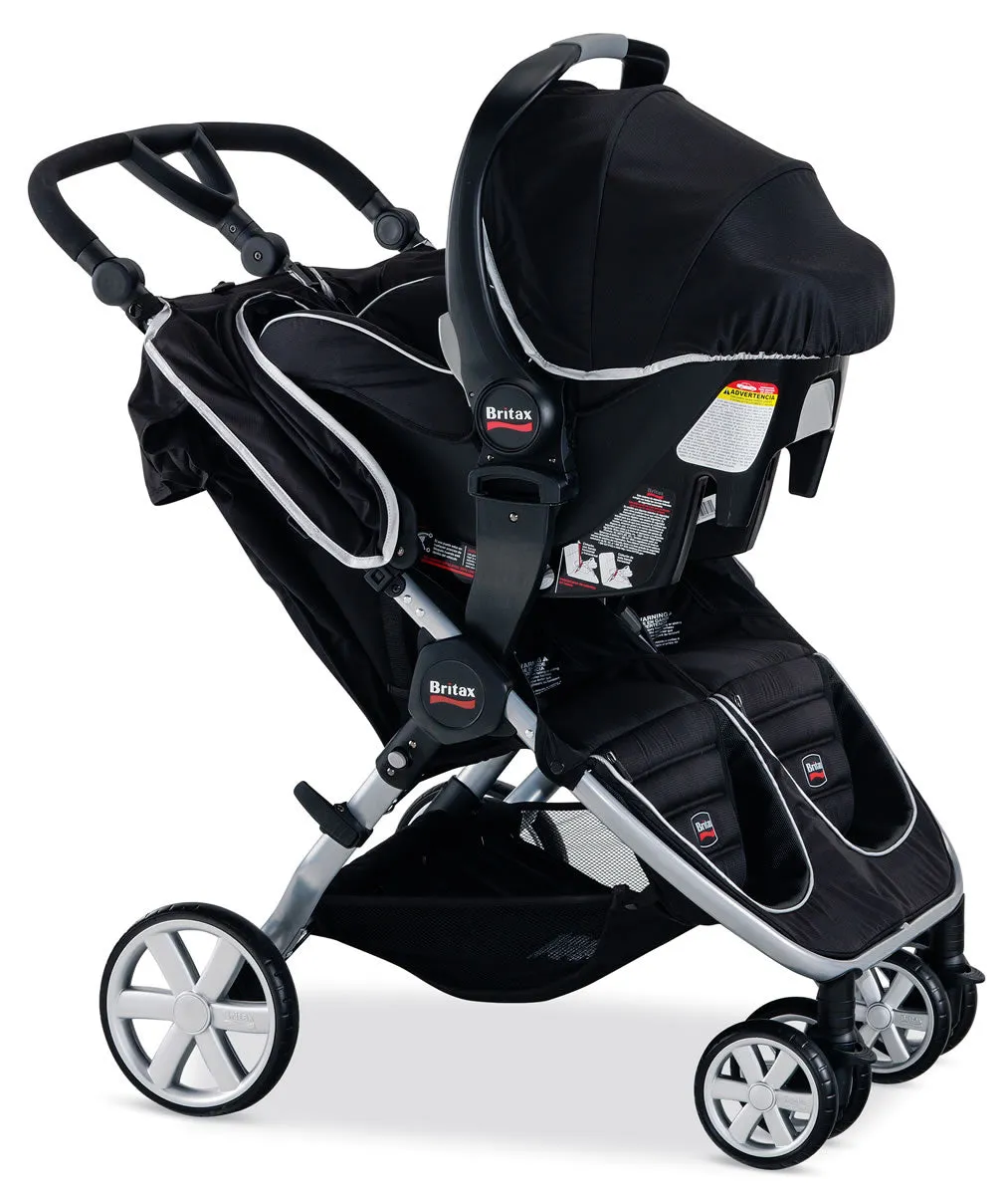 Britax B-Agile Double Stroller Travel System - Black