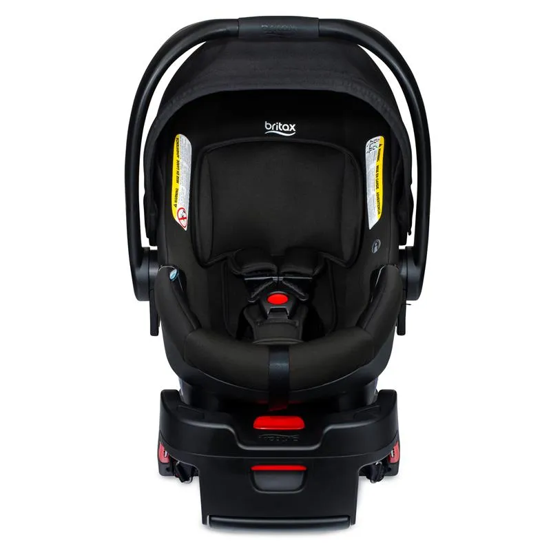 Britax B-Lively Stroller (Cardinal/Red)   B-Safe Gen2 Infant Car Seat (Eclipse Black) Travel System