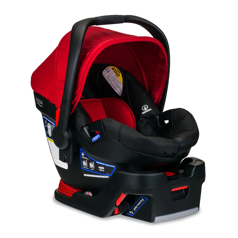 Britax B-Safe 35 Infant Car Seat with base (Cardinal/Red)