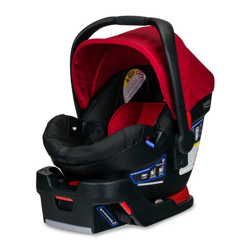 Britax B-Safe 35 Infant Car Seat with base (Cardinal/Red)