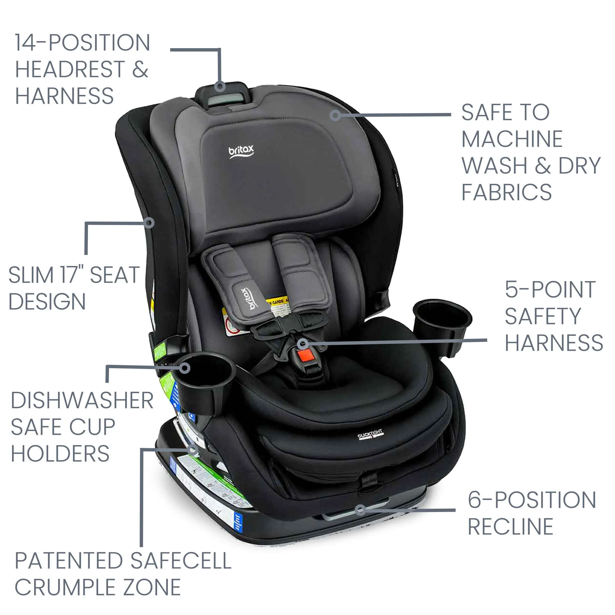 Britax Poplar™ Convertible Car Seat