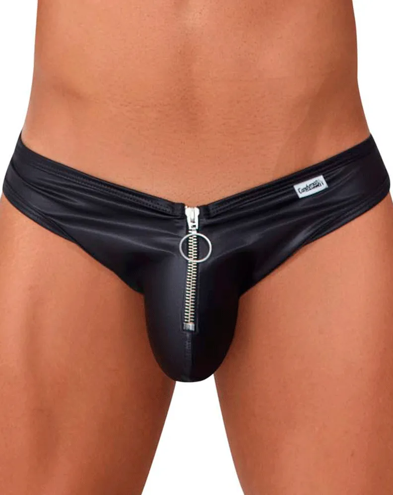 Candyman 99753 Fringe Jockstrap Black