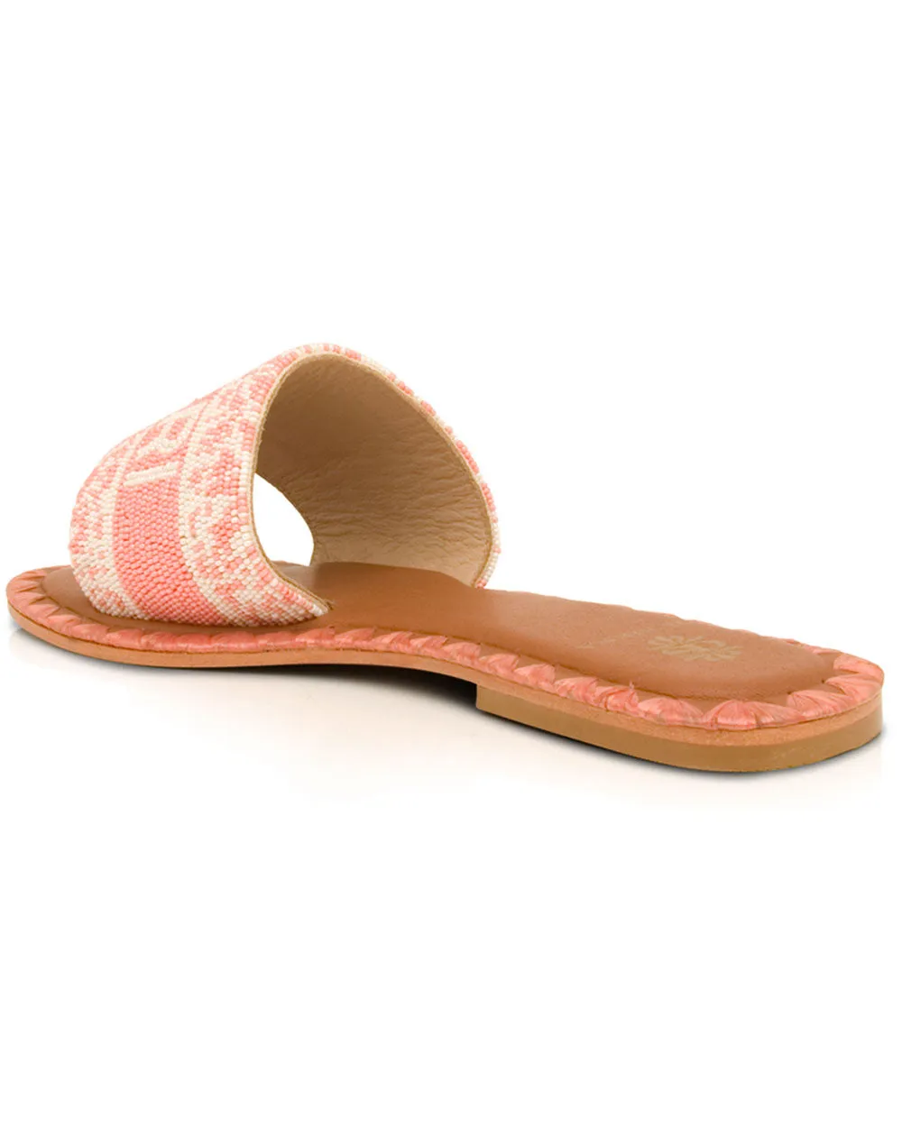 Capri Slide Sandal in Rose