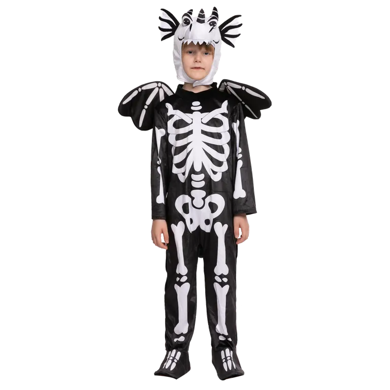 Cartoonish Skeleton T-rex Costume Set for Role Play Cosplay- Child