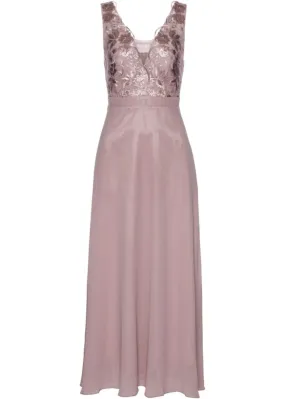 Chiffon dress with sequin embroidery Bpc Selection