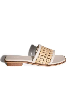 Cream Rattan Pia Slide