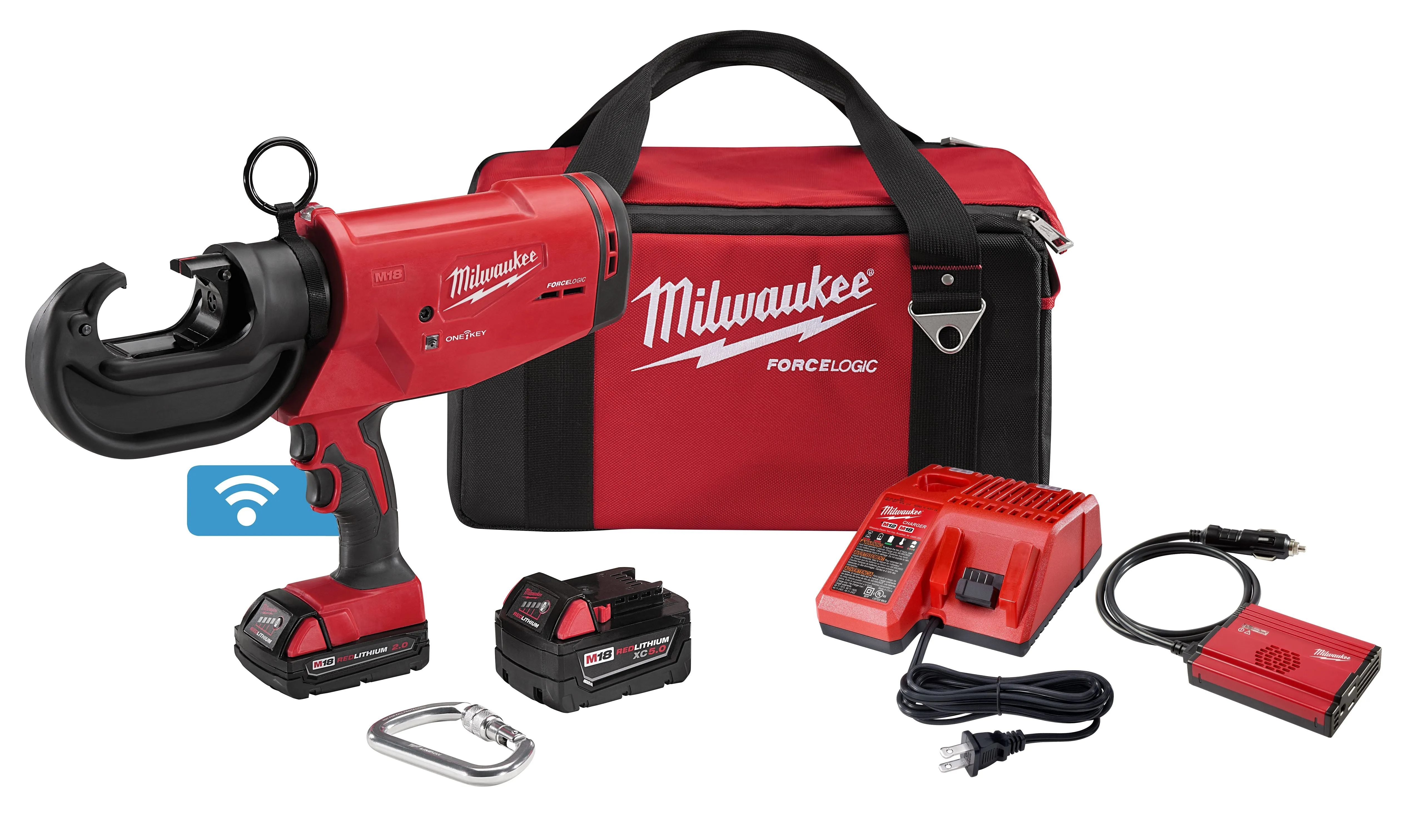 Crimper Kit - Milwaukee M18™ FORCE LOGIC™ 12 Ton Utility Crimper Kit, 2778-22