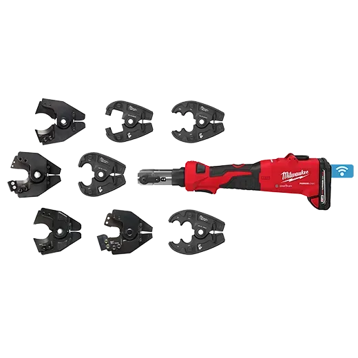 Crimper - Milwaukee M18™ FORCE LOGIC™ 6T Linear Utility Crimper Kit w/ O-D3 Jaw, 2978-22O