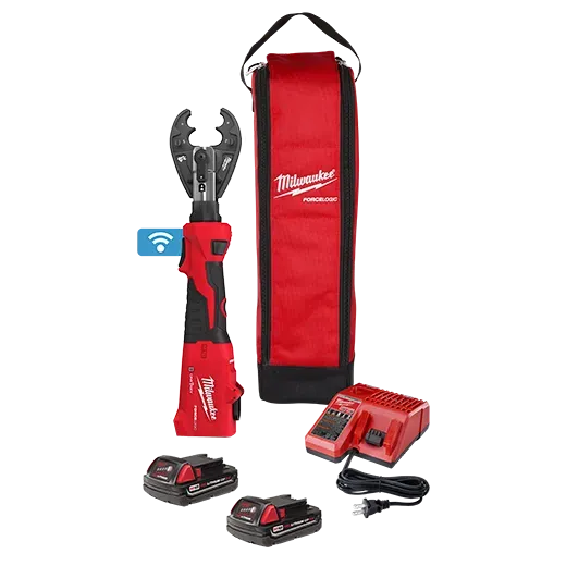 Crimper - Milwaukee M18™ FORCE LOGIC™ 6T Linear Utility Crimper Kit w/ O-D3 Jaw, 2978-22O