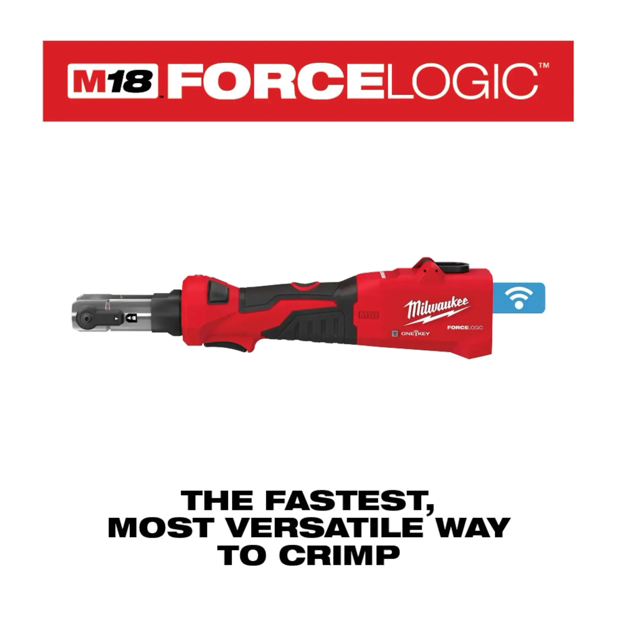 Crimper - Milwaukee M18™ FORCE LOGIC™ 6T Linear Utility Crimper Kit w/ O-D3 Jaw, 2978-22O