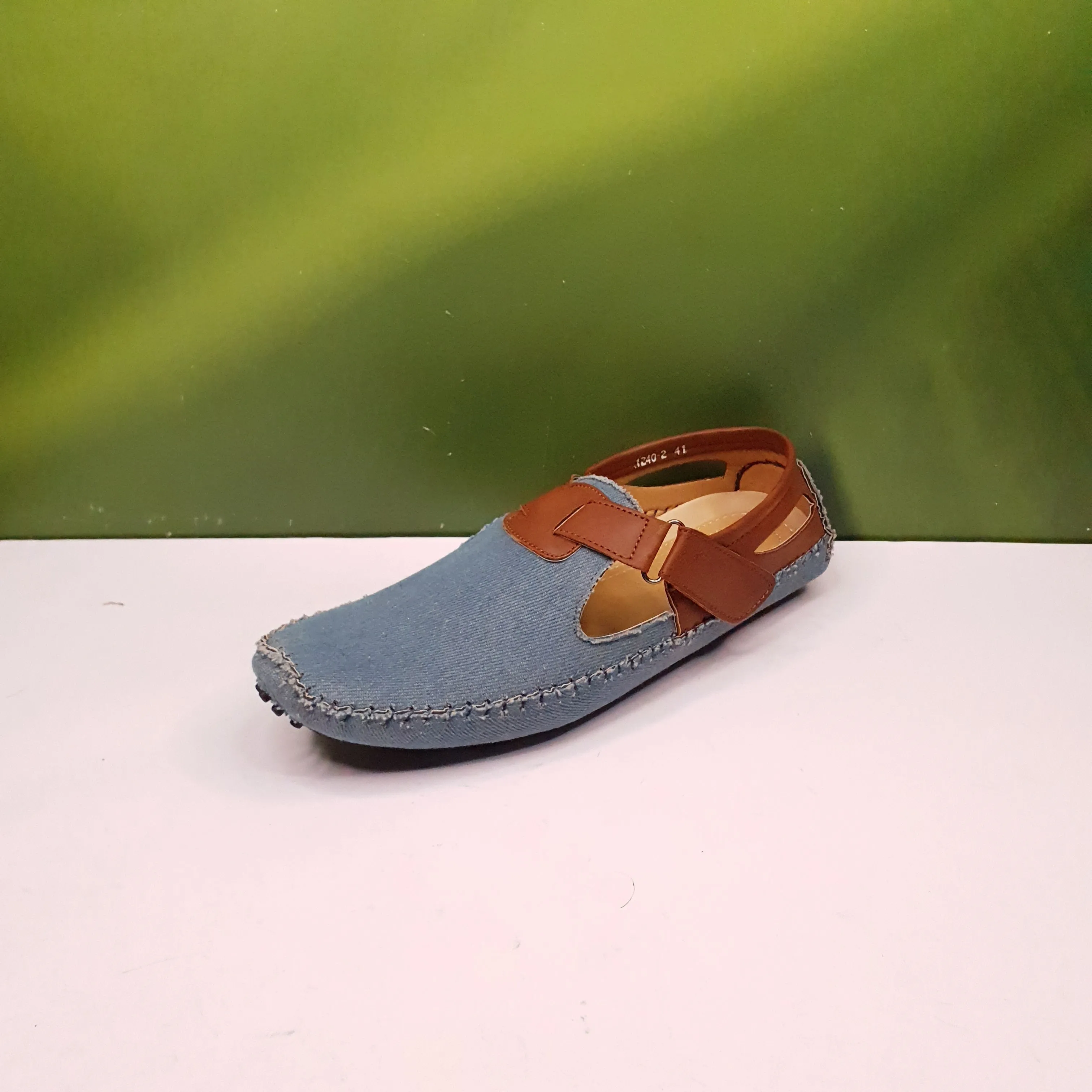 Denim shoe-style sandals 1240-2