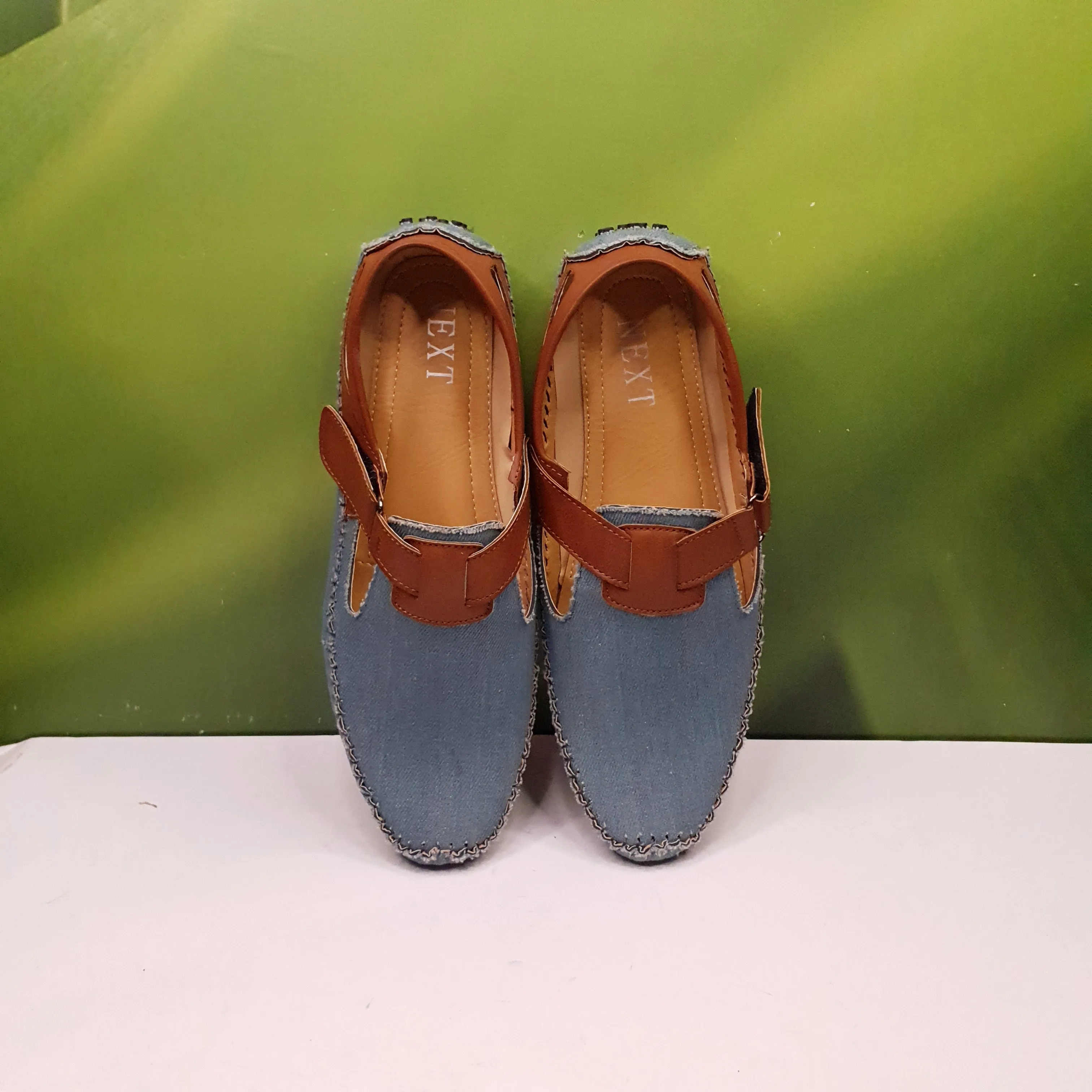 Denim shoe-style sandals 1240-2