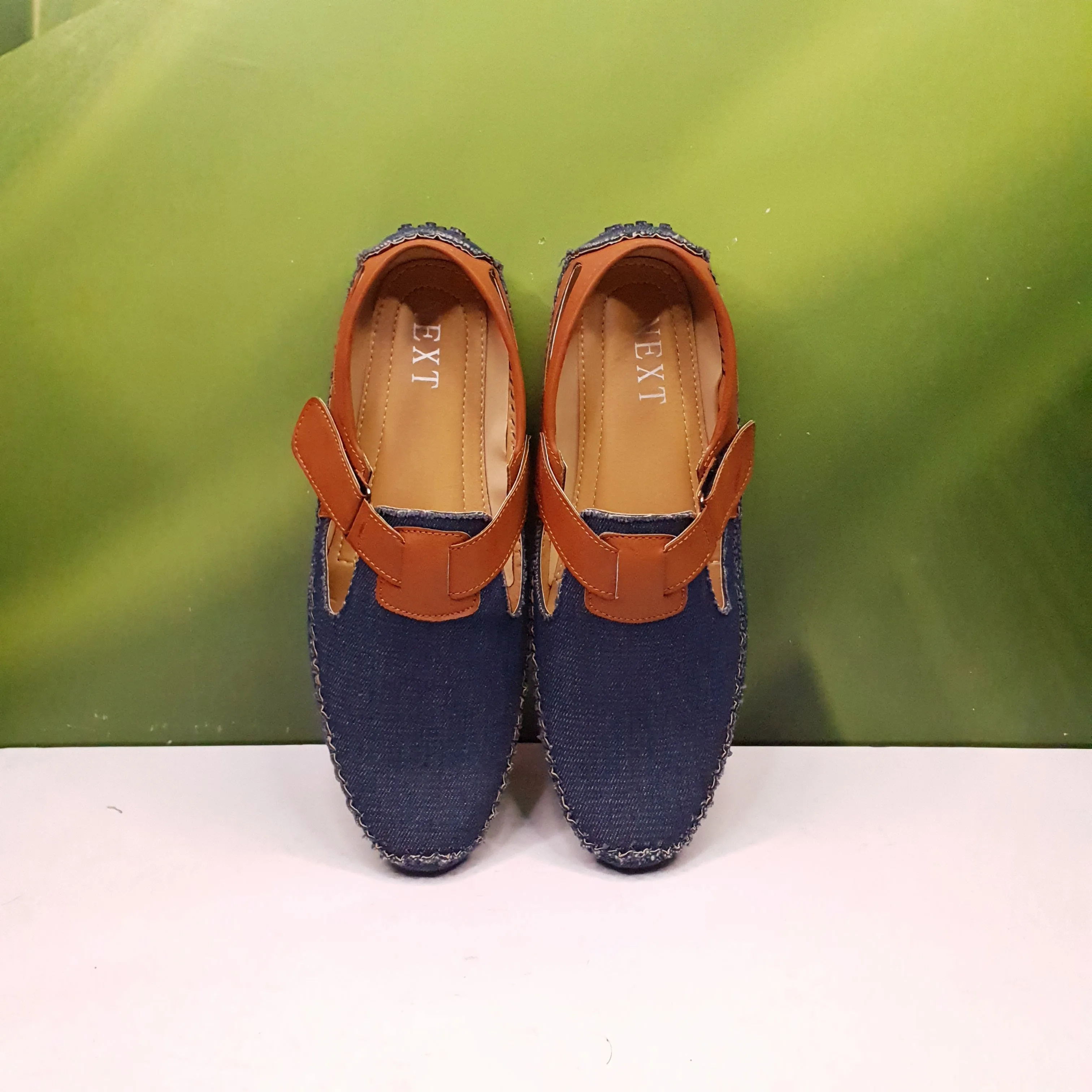 Denim shoe-style sandals 1240-2