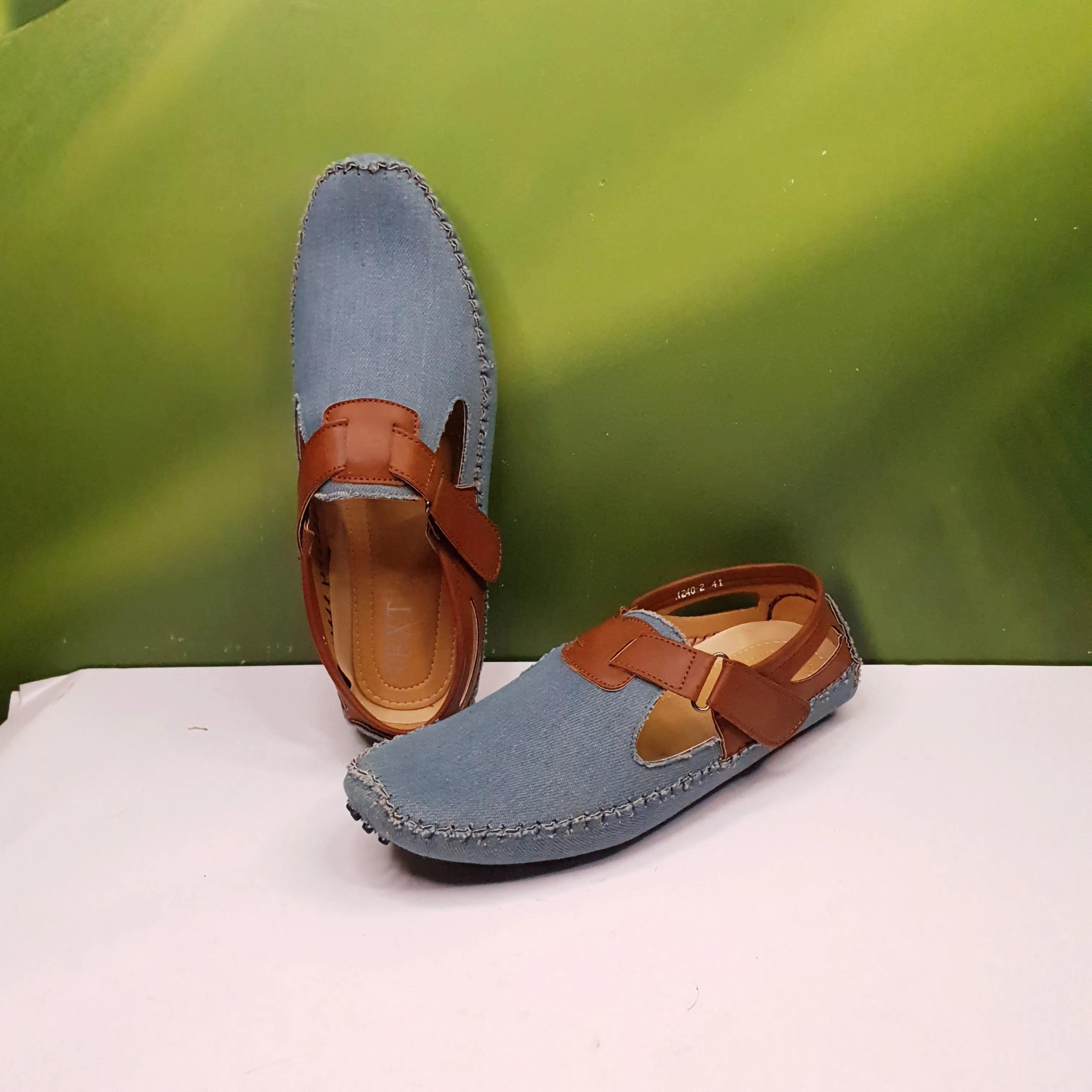 Denim shoe-style sandals 1240-2