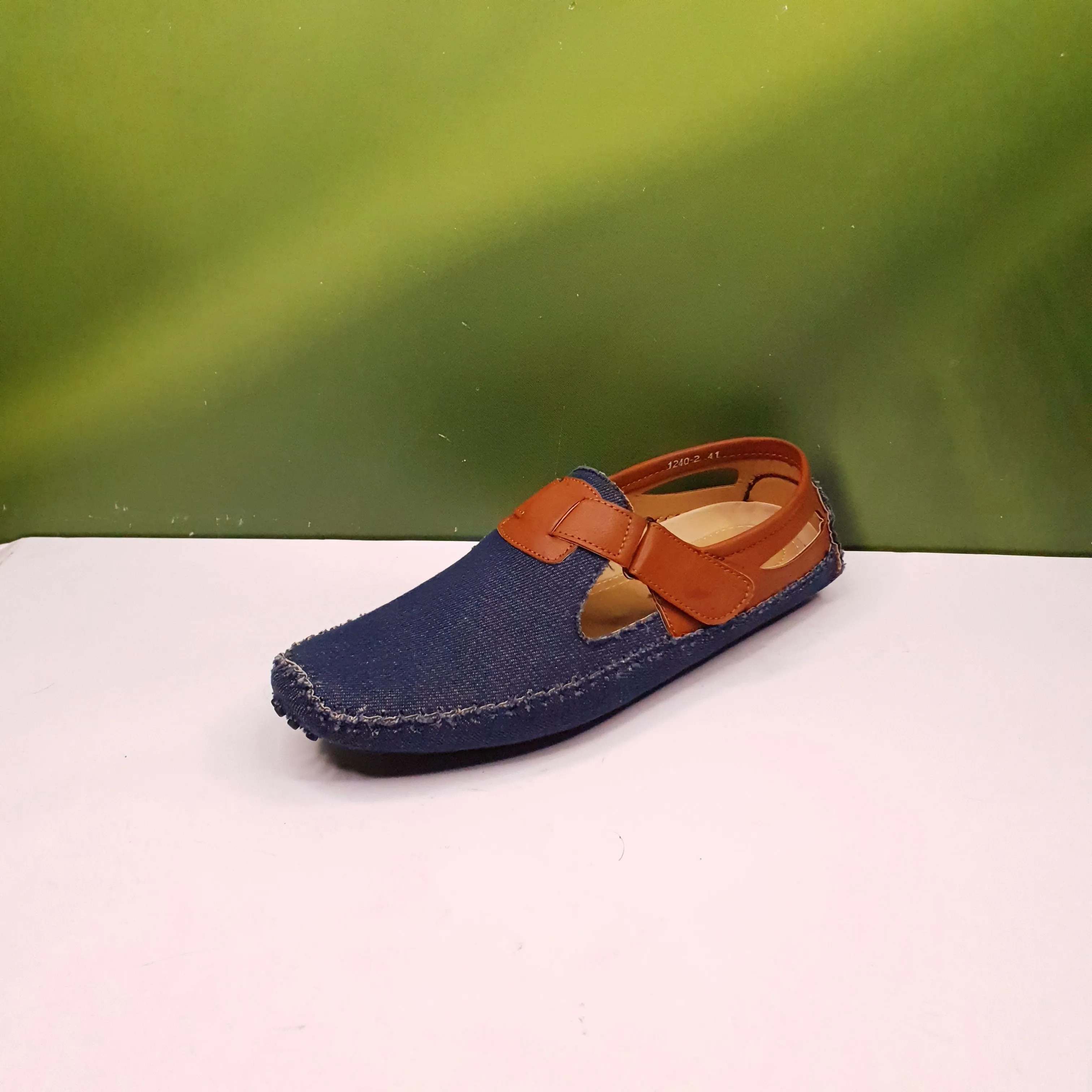 Denim shoe-style sandals 1240-2