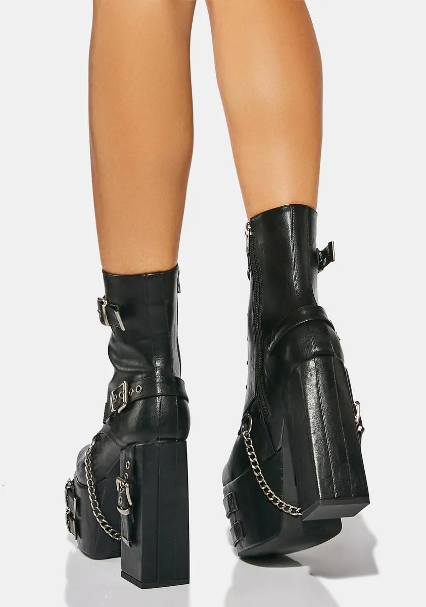 Diligence Platform Ankle Boots