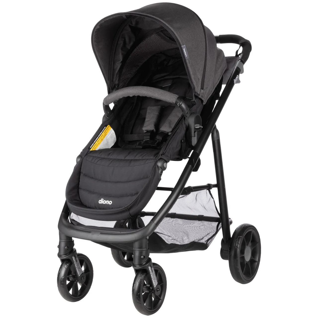 Diono Quantum 4 Travel System 3-in-1 with LiteClik 30 R SafePlus Infant Car Seat and Base