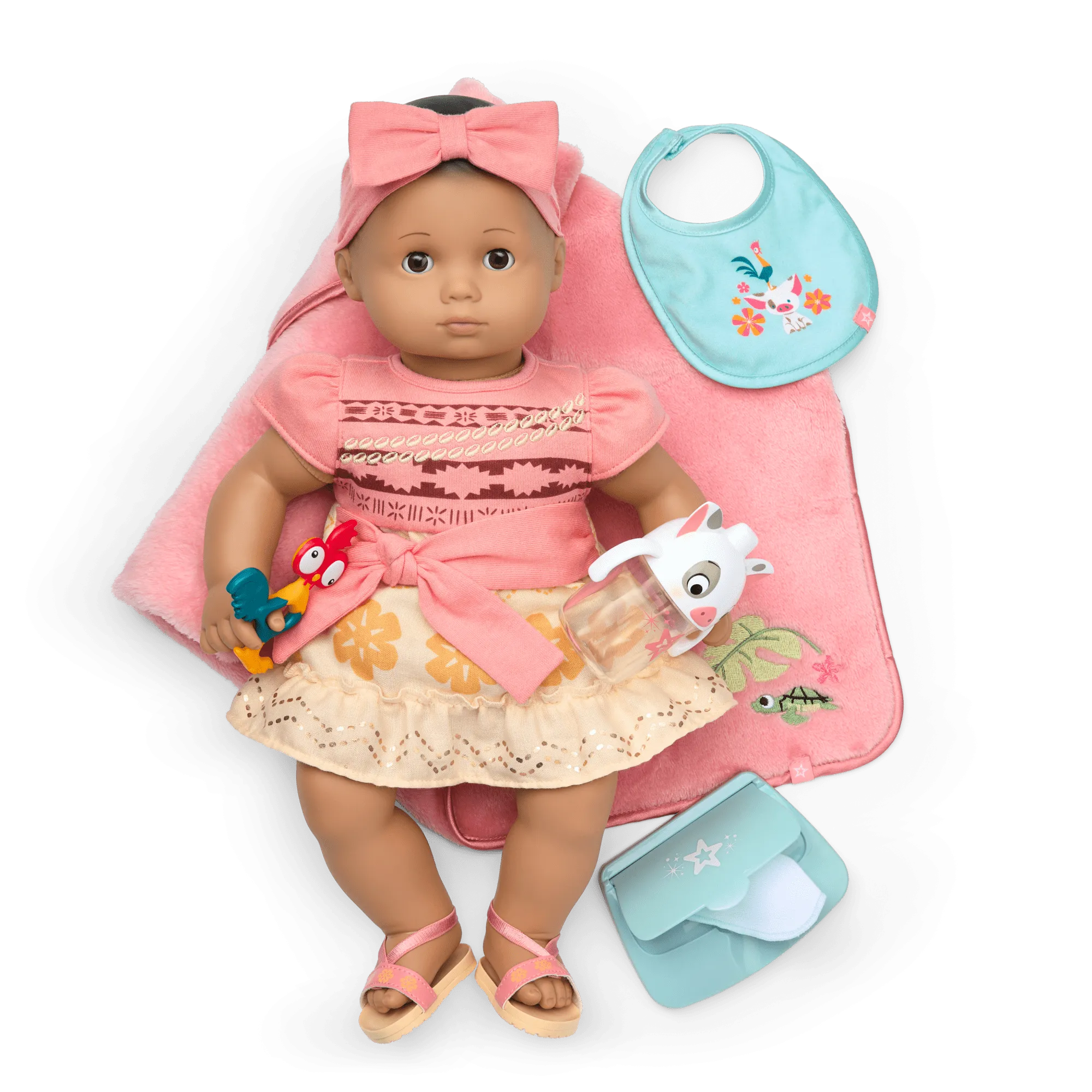 Disney Princess Moana Cuddle & Care Set with Bitty Baby® Doll by American Girl®