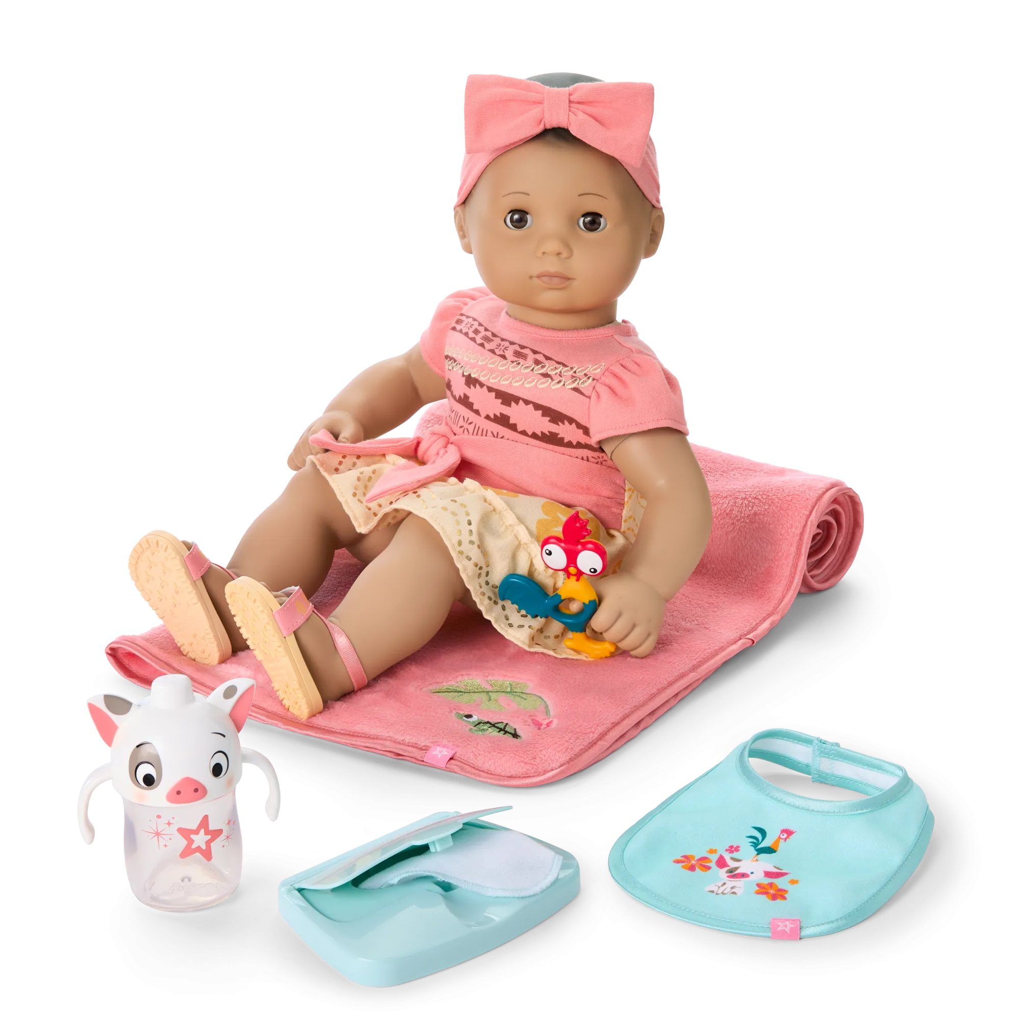 Disney Princess Moana Cuddle & Care Set with Bitty Baby® Doll by American Girl®