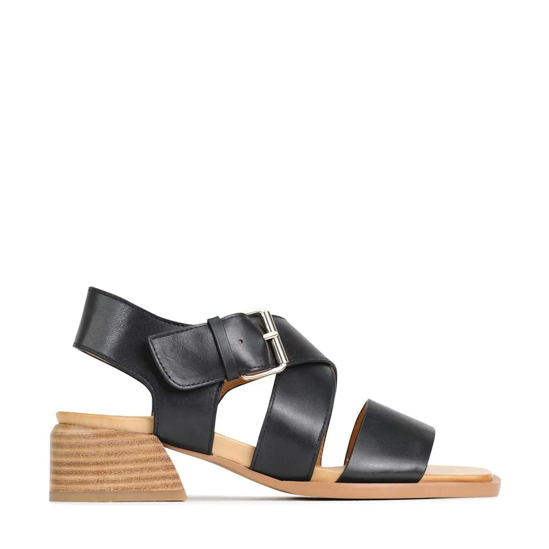 ELLI ANKLE STRAP SANDALS LEATHER