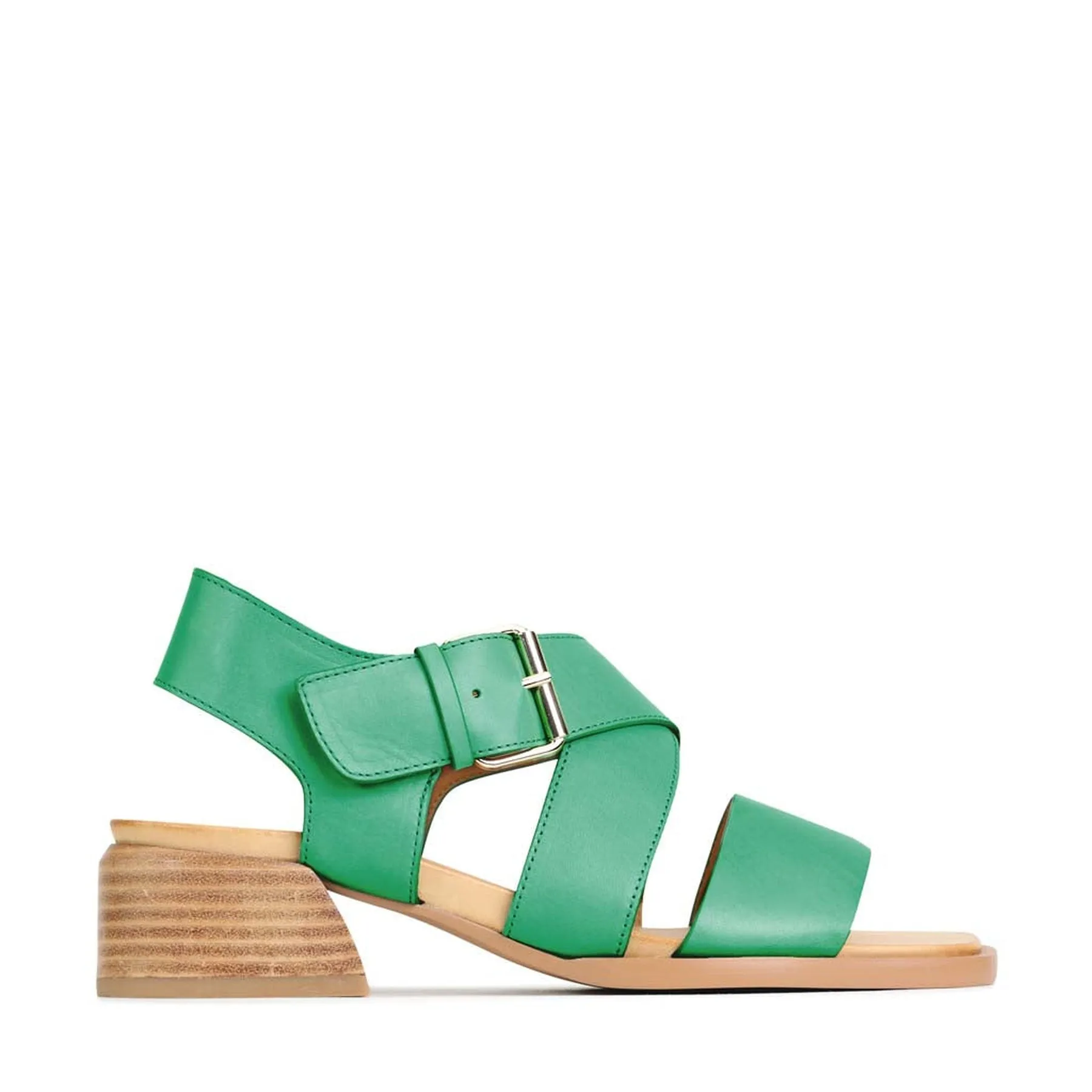 ELLI ANKLE STRAP SANDALS LEATHER