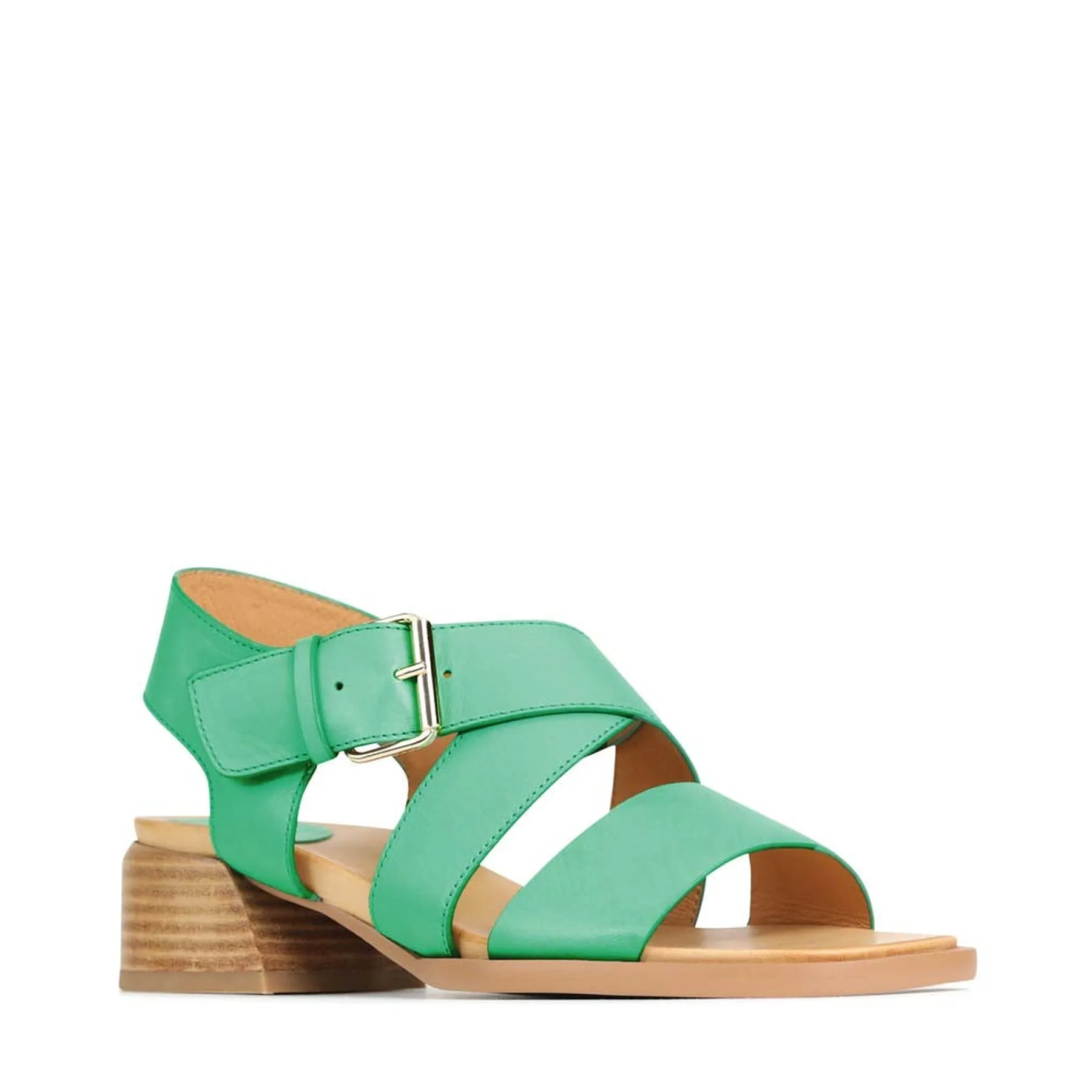 ELLI ANKLE STRAP SANDALS LEATHER