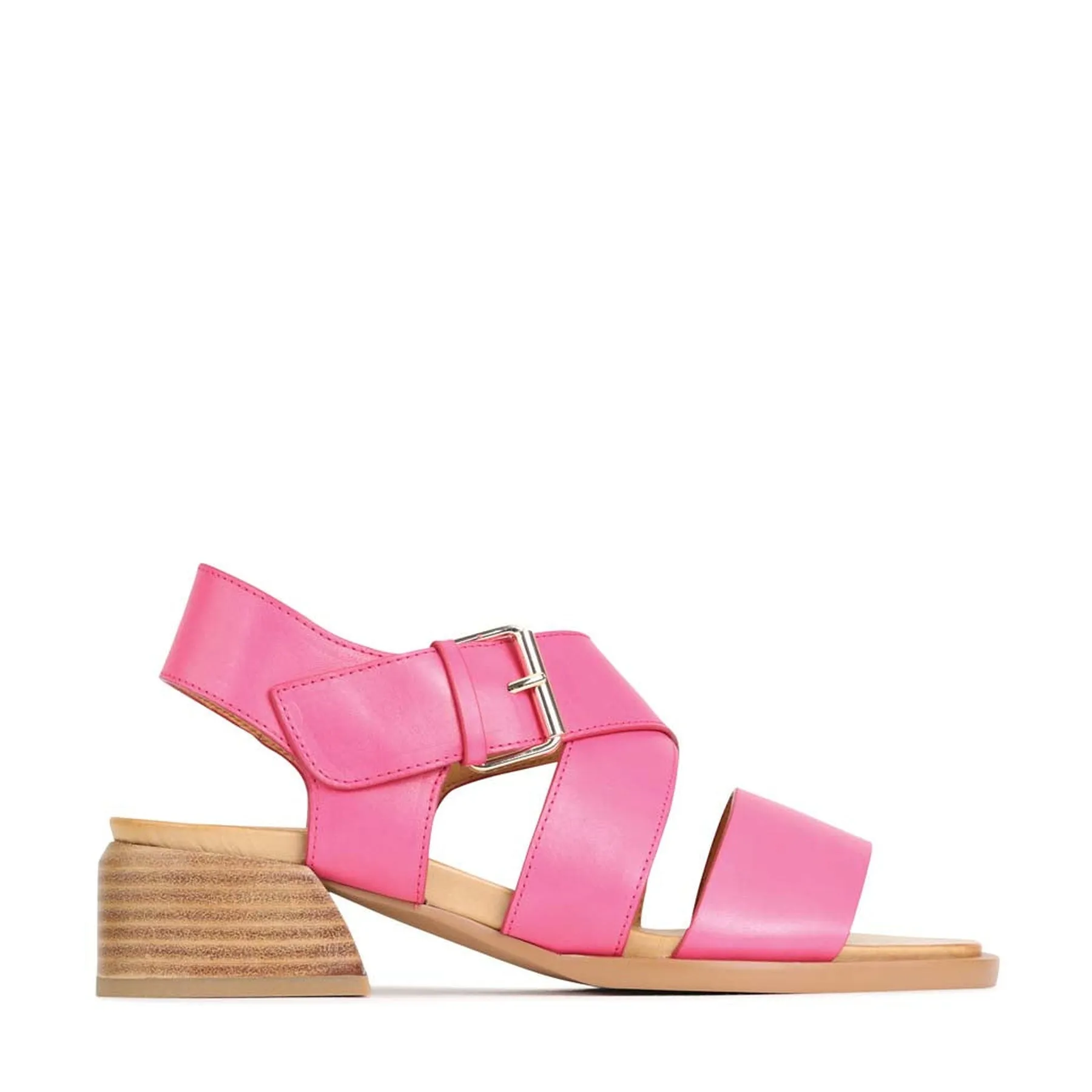 ELLI ANKLE STRAP SANDALS LEATHER