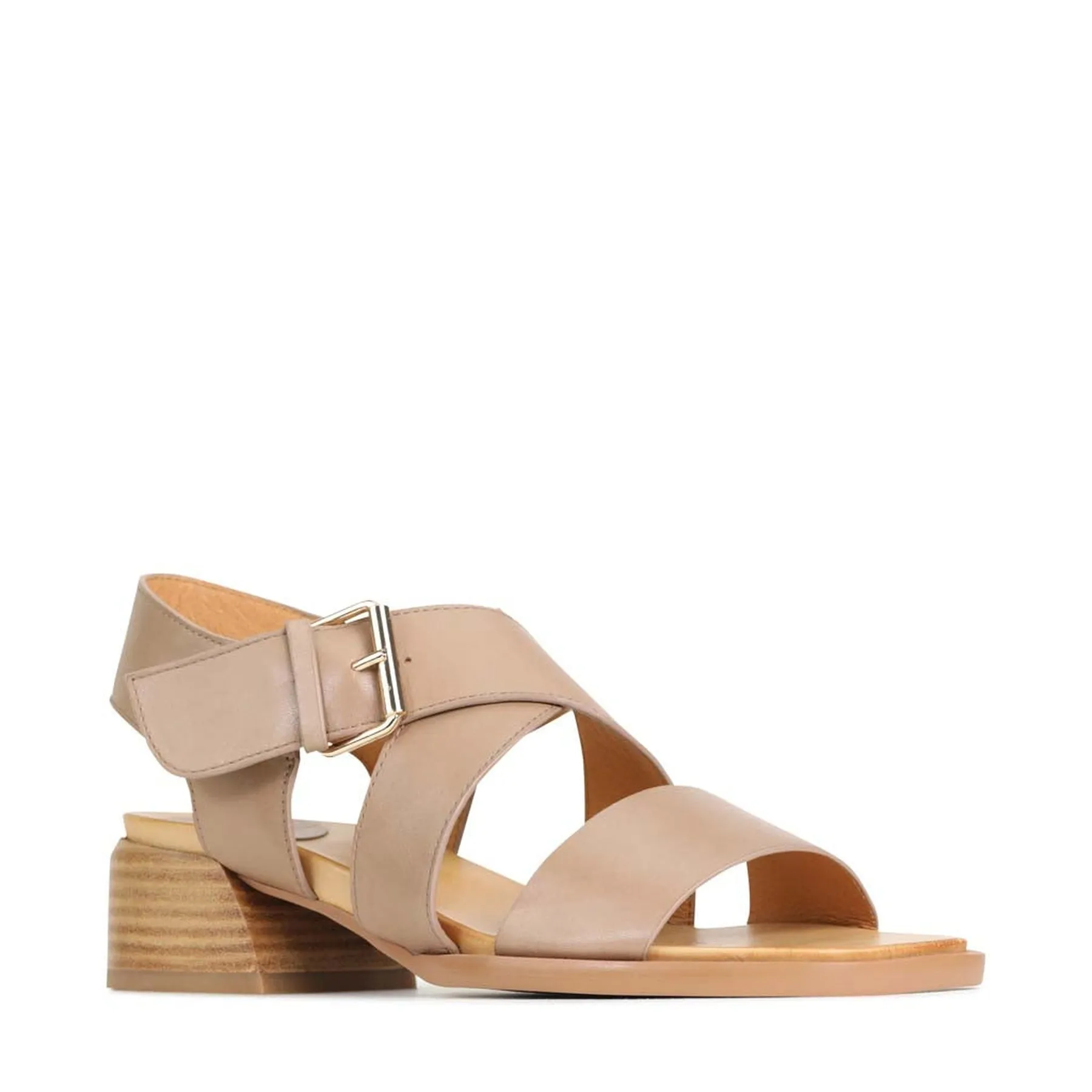 ELLI ANKLE STRAP SANDALS LEATHER