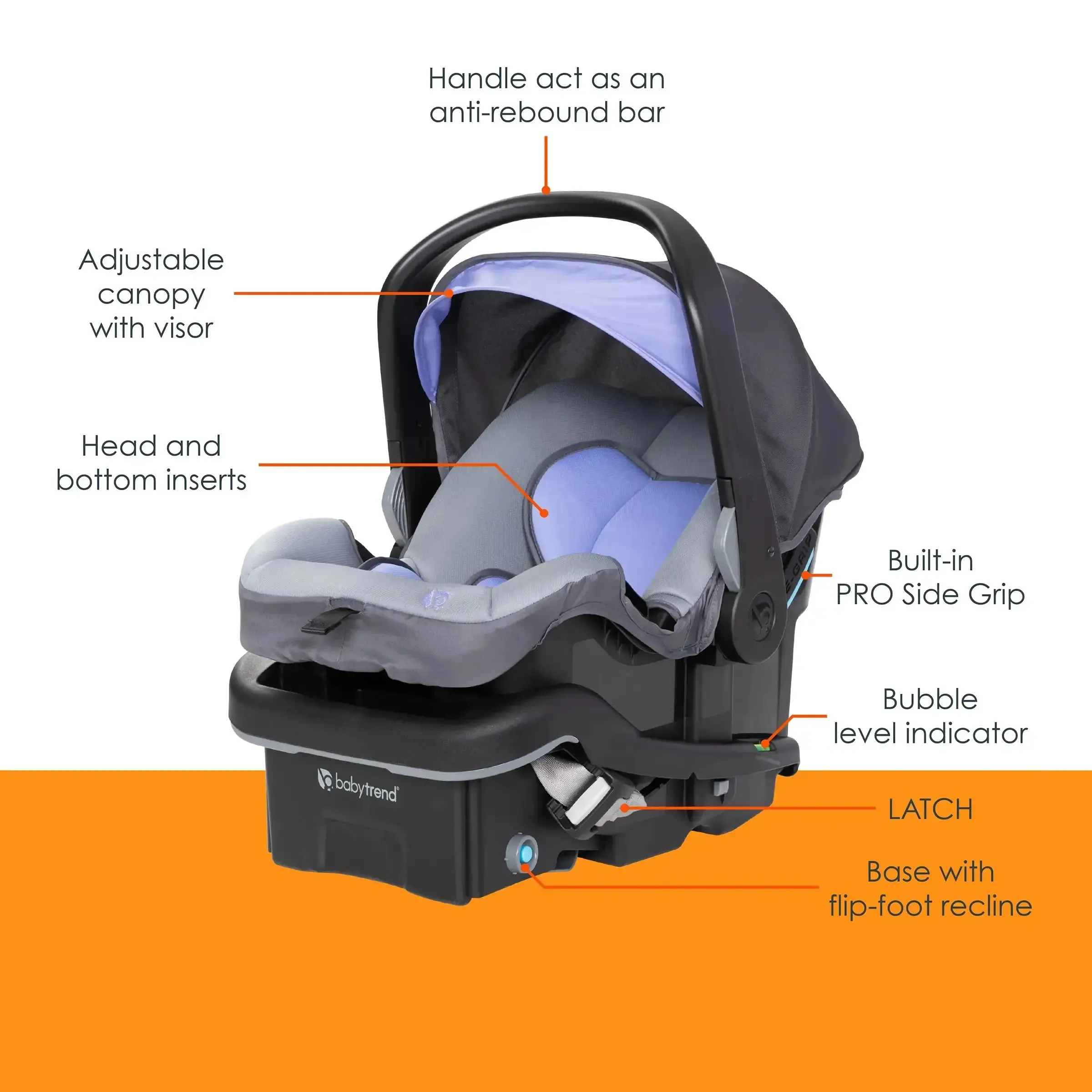 EZ-Lift™ PRO Infant Car Seat in Desert Lavender (Walmart Exclusive)