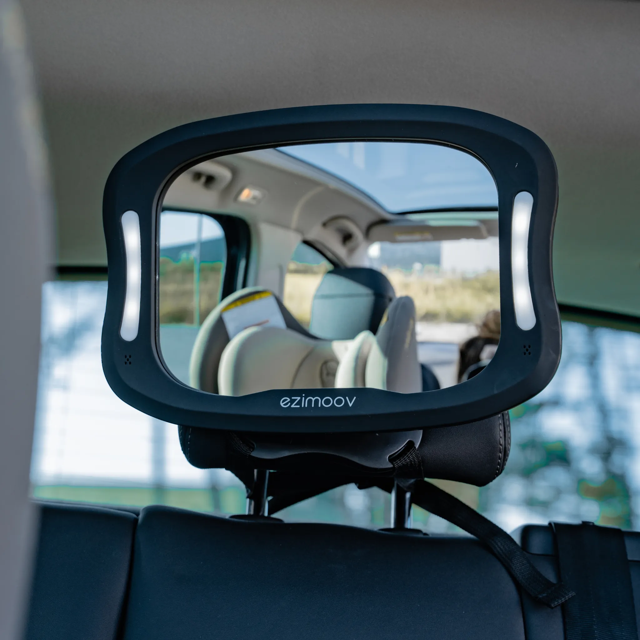 Ezimoov | Baby Car Mirror with LED Light