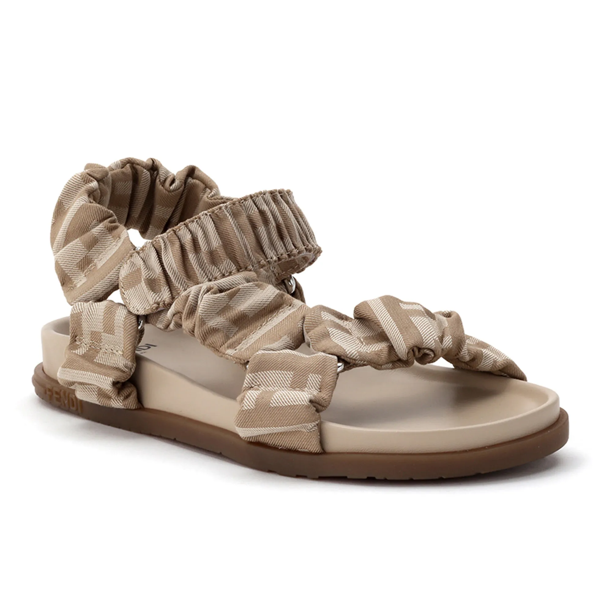 Fendi Beige Velcro Sandals